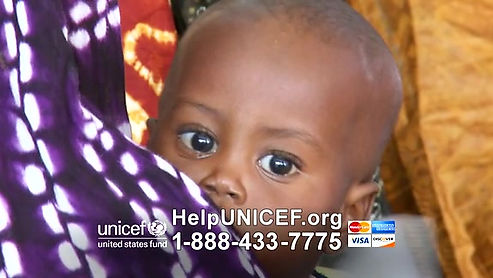 1.  UNICEF commercial - 'Amazing Grace' - 2-18-15